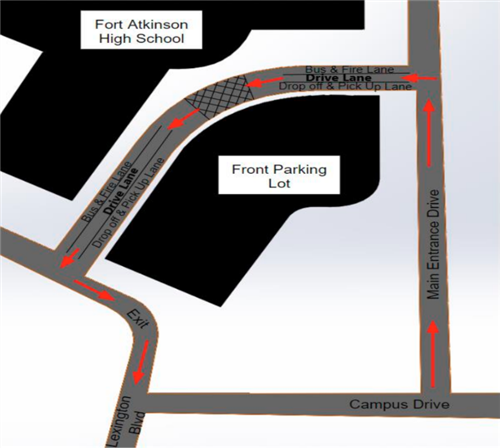 Pick-Up and Drop-off Map 
